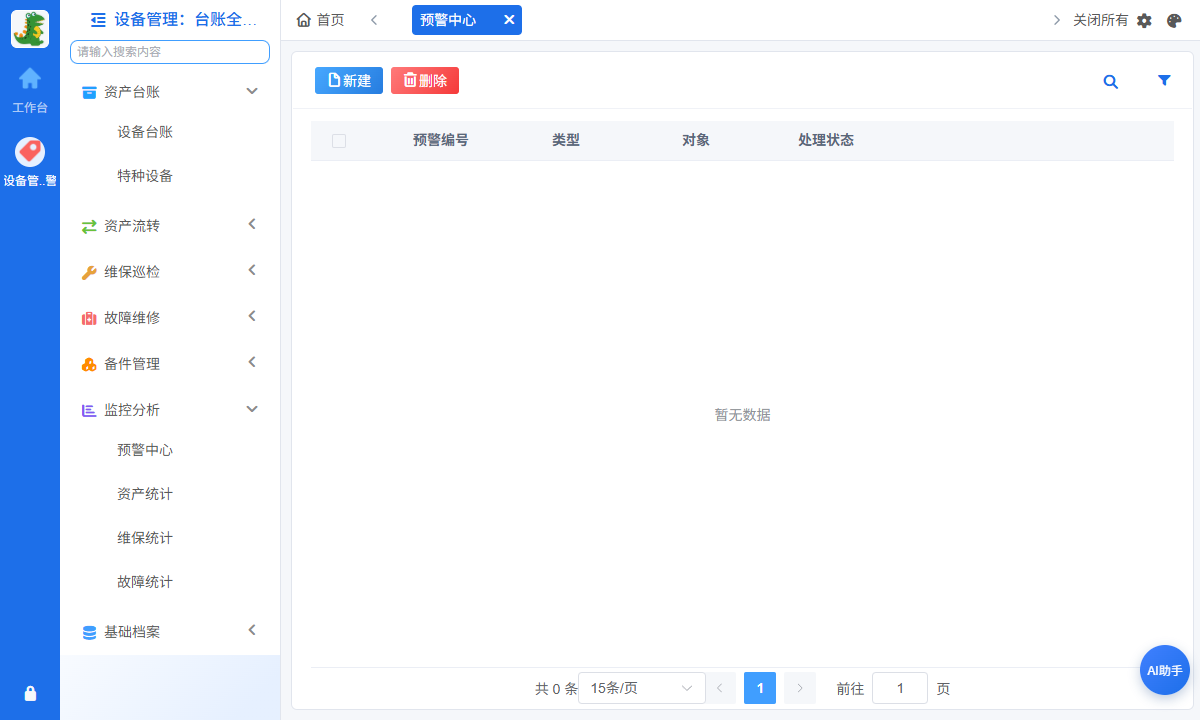 智能预警中心